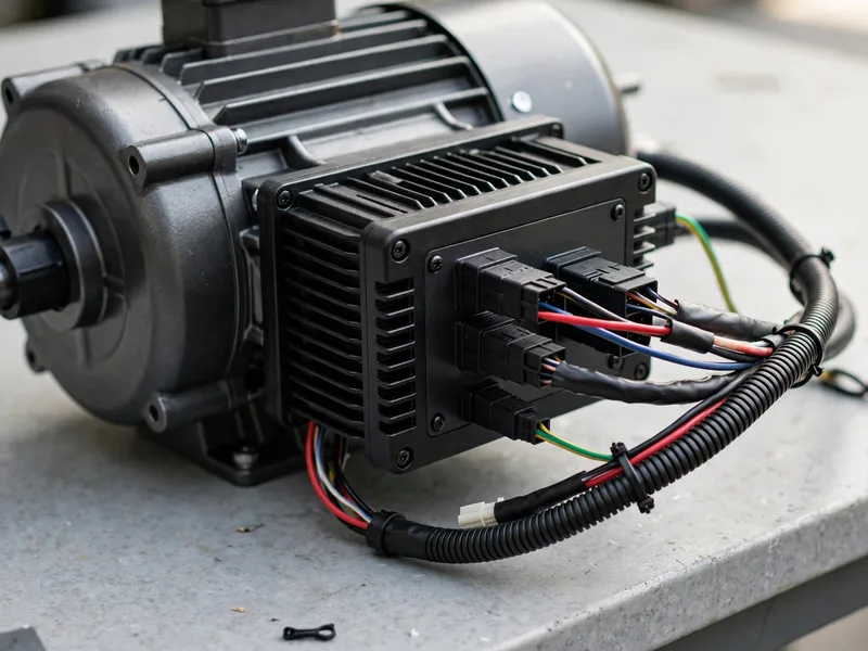 Modern ECM furnace blower motor close up in Reynoldsburg Ohio