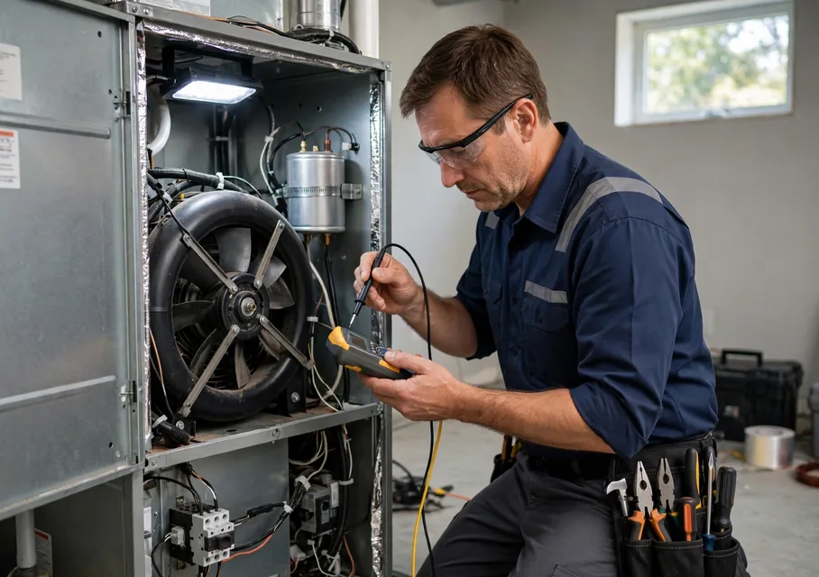 Furnace blower noise repair in Columbus