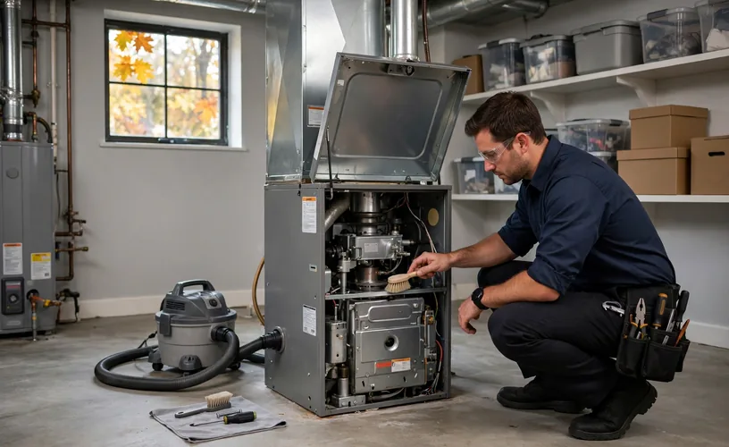 Annual furnace tune-up and maintenance in Columbus Ohio